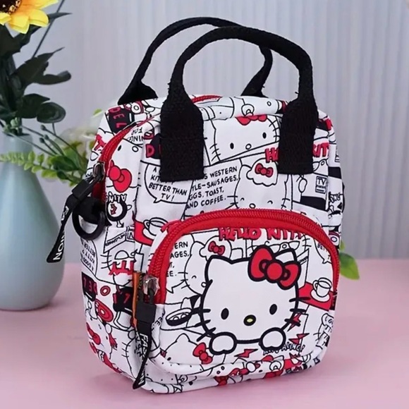 Hello Kitty Canvas Crossbody - Picture 1 of 3